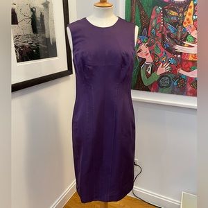 J Mendel Crew Neck Knee Length Dress